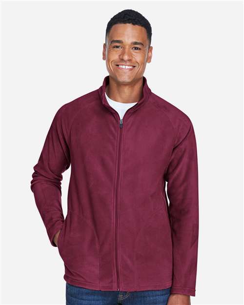 Team 365 Men's Campus Microfleece Jacket - TT90 Sport Maroon