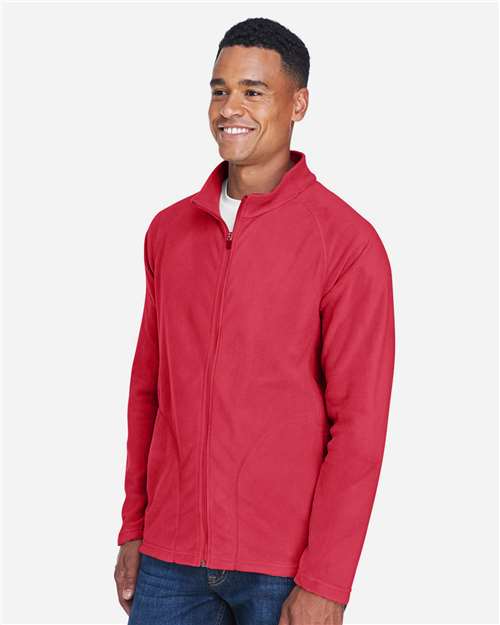 Team 365 Men's Campus Microfleece Jacket - TT90 Sport Red