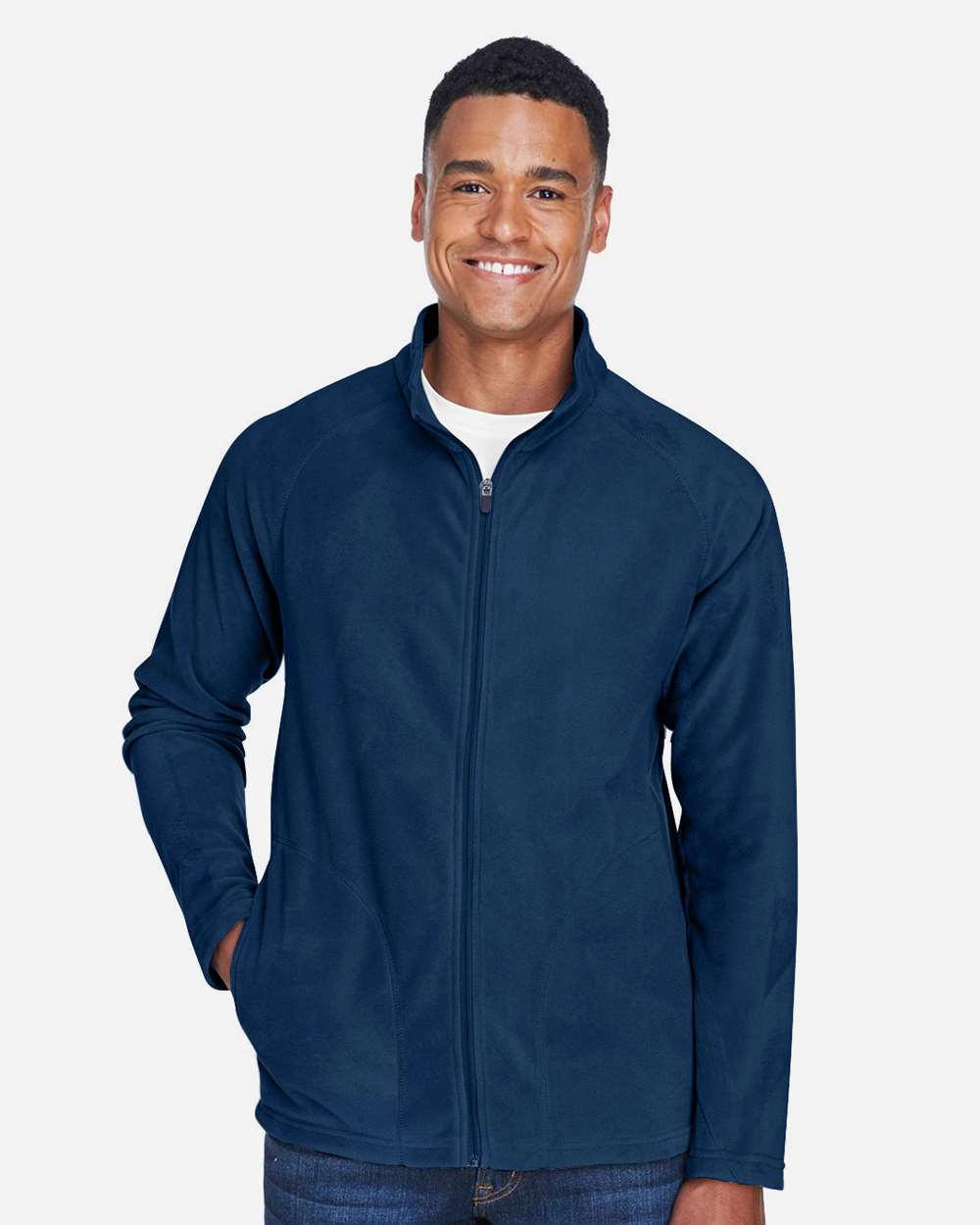 Team 365 Men's Campus Microfleece Jacket - TT90 Sport Dark Navy