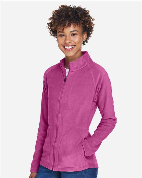 Team 365 Women's Campus Microfleece Jacket - TT90W Sport Charity Pink