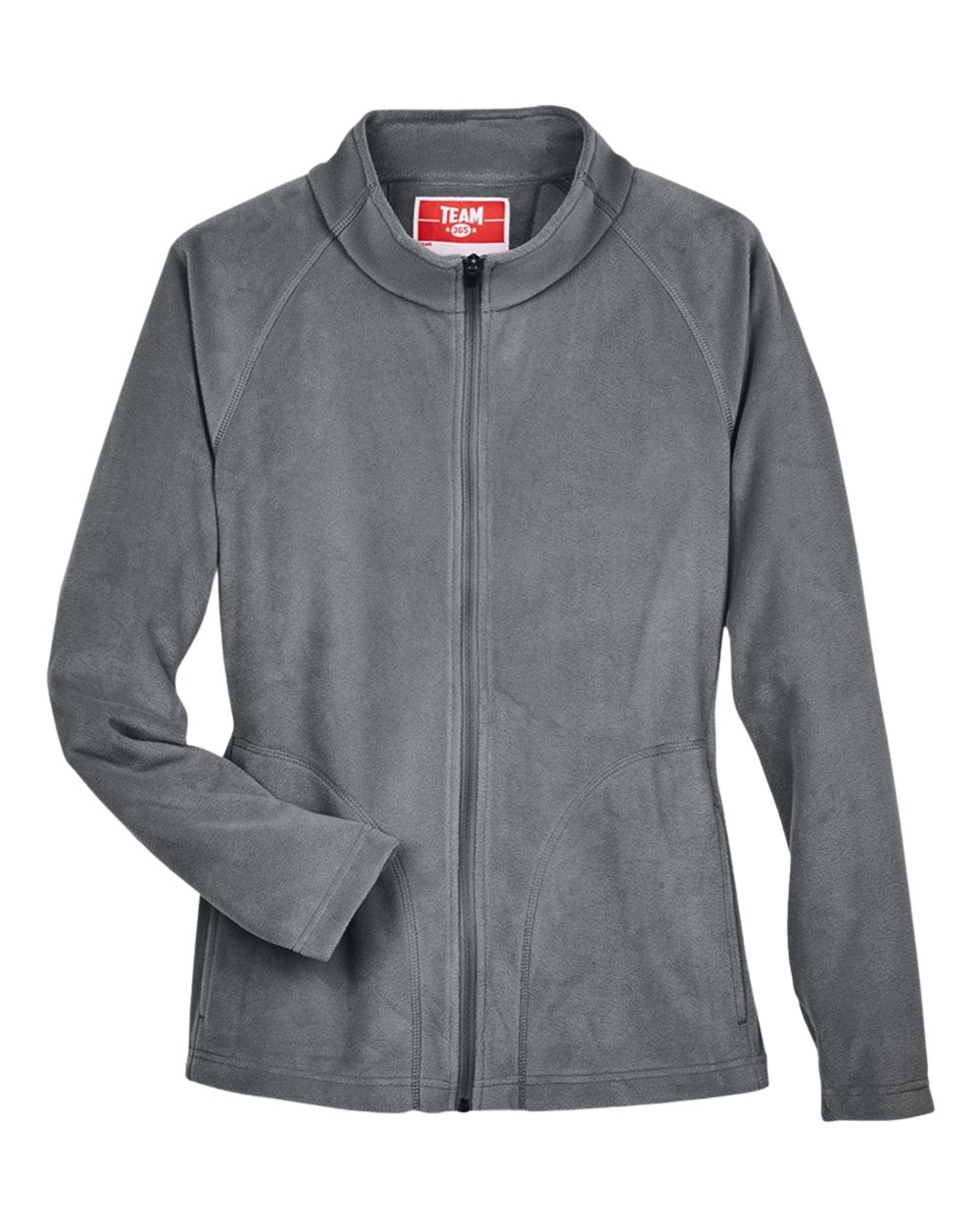 Team 365 Women's Campus Microfleece Jacket - TT90W Sport Graphite