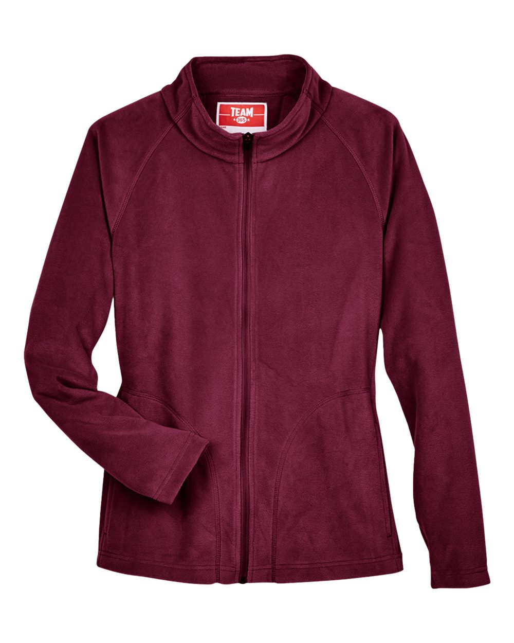 Team 365 Women's Campus Microfleece Jacket - TT90W Sport Maroon