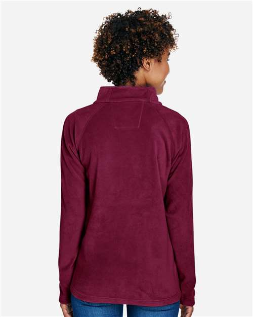 Team 365 Women's Campus Microfleece Jacket - TT90W Sport Maroon