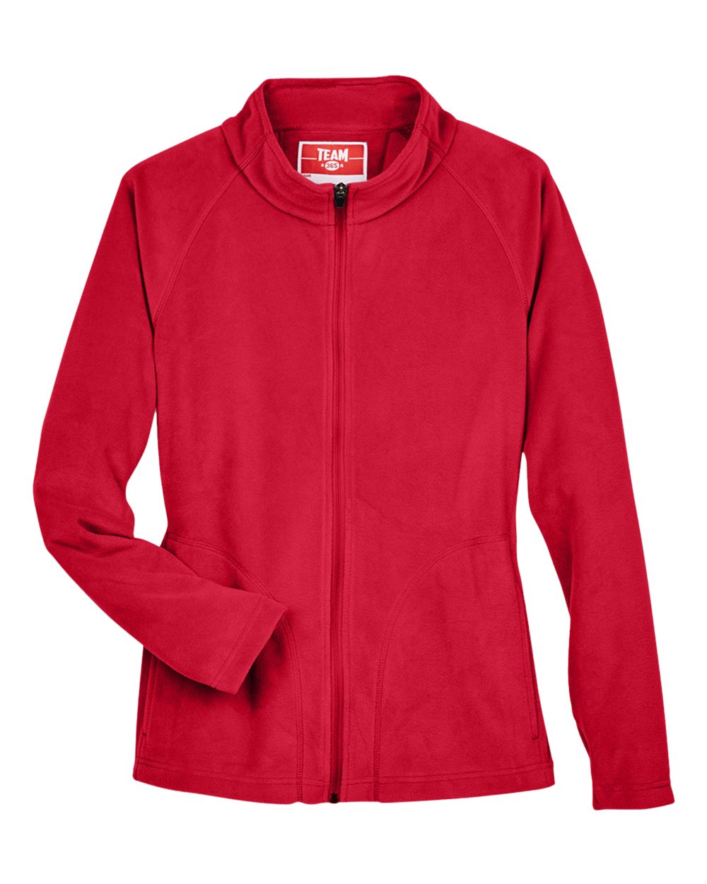 Team 365 Women's Campus Microfleece Jacket - TT90W Sport Red