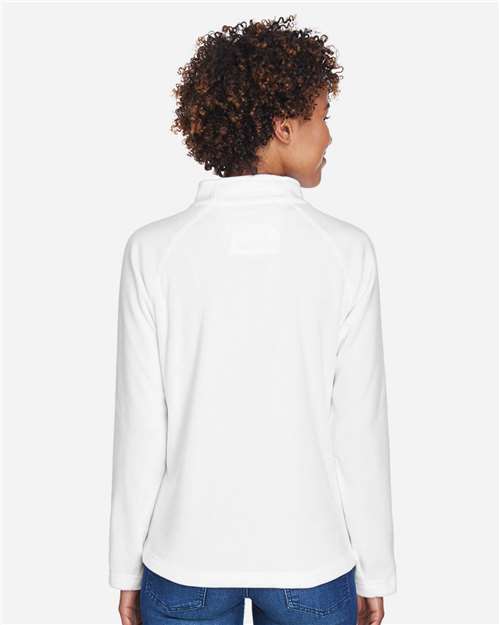 Team 365 Women's Campus Microfleece Jacket - TT90W White