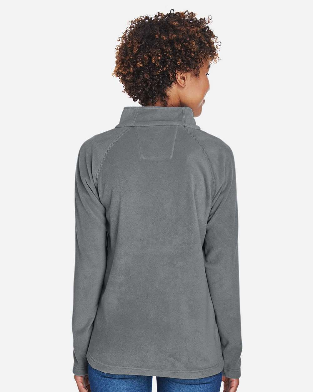 Team 365 Women's Campus Microfleece Jacket - TT90W Sport Graphite