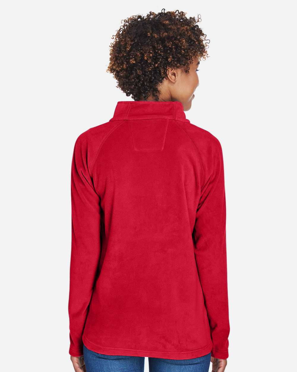 Team 365 Women's Campus Microfleece Jacket - TT90W Sport Red