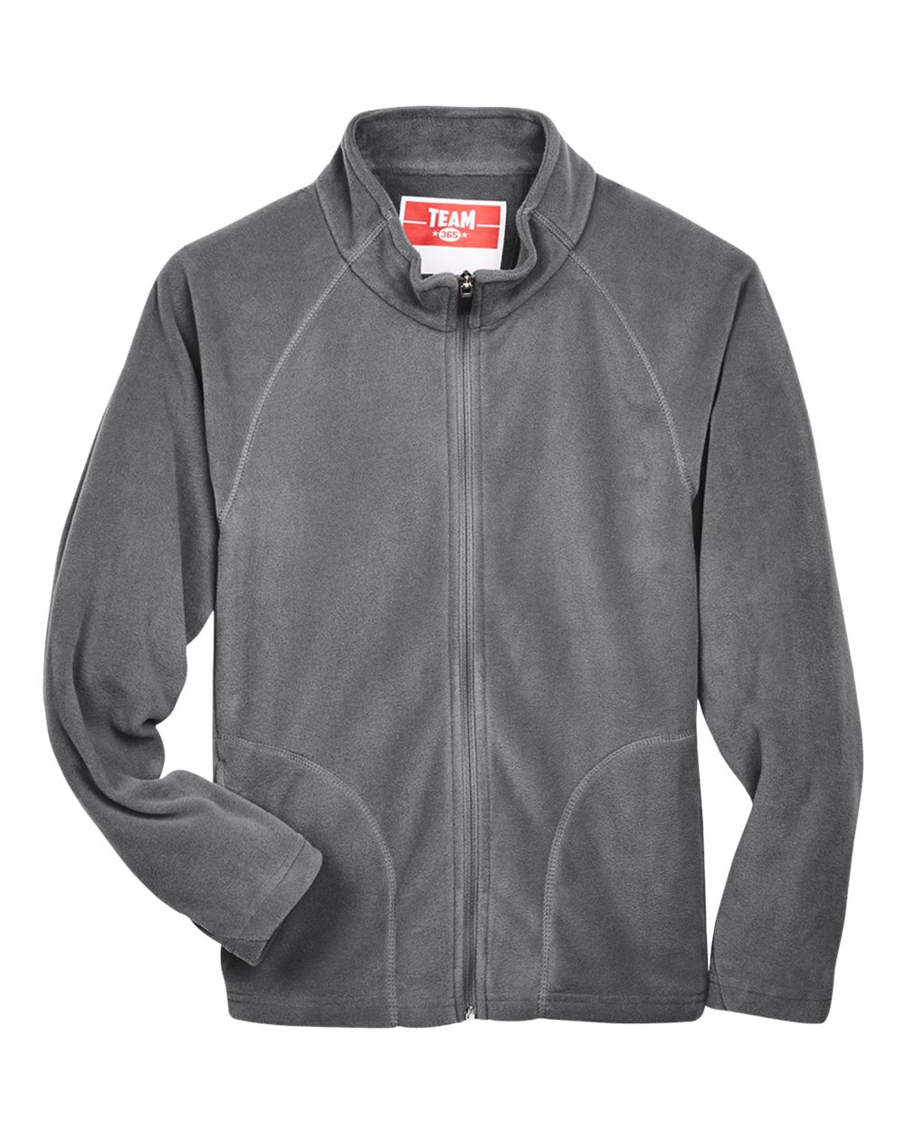 Team 365 Youth Campus Microfleece Jacket - TT90Y Sport Graphite