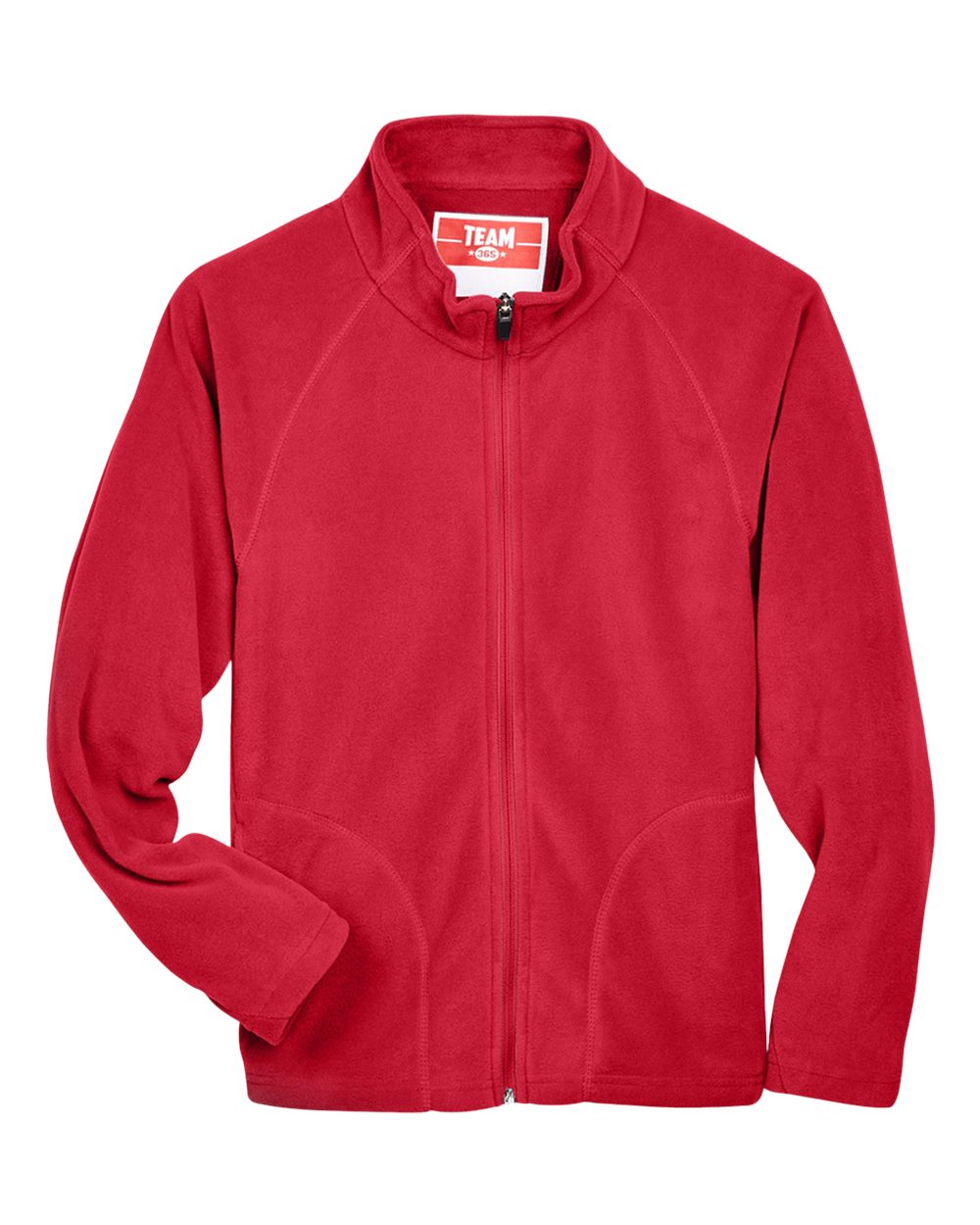 Team 365 Youth Campus Microfleece Jacket - TT90Y Sport Red