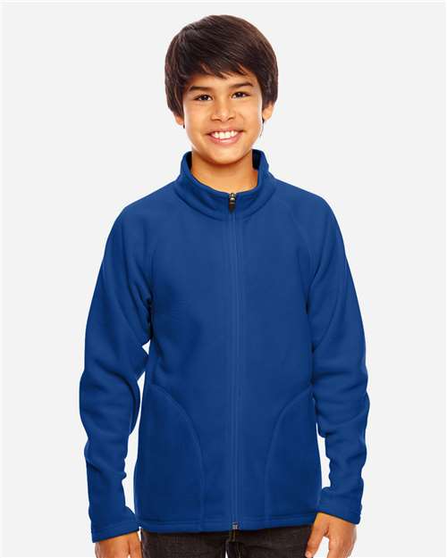 Team 365 Youth Campus Microfleece Jacket - TT90Y Sport Royal