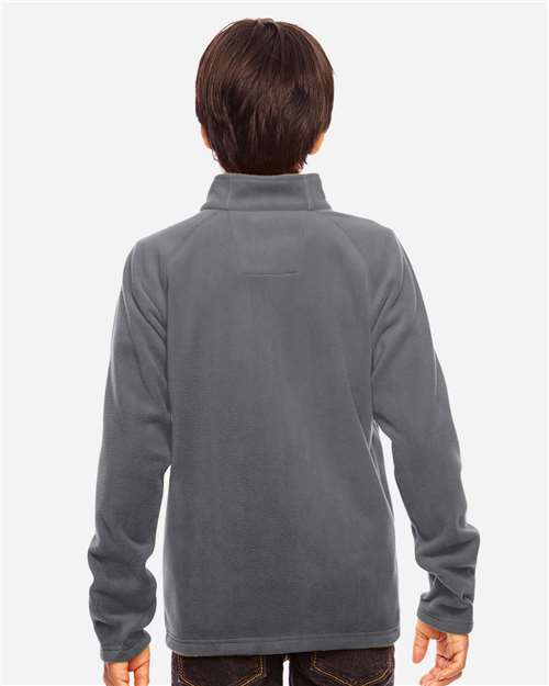 Team 365 Youth Campus Microfleece Jacket - TT90Y Sport Graphite