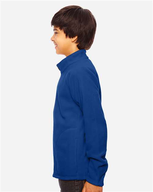 Team 365 Youth Campus Microfleece Jacket - TT90Y Sport Royal