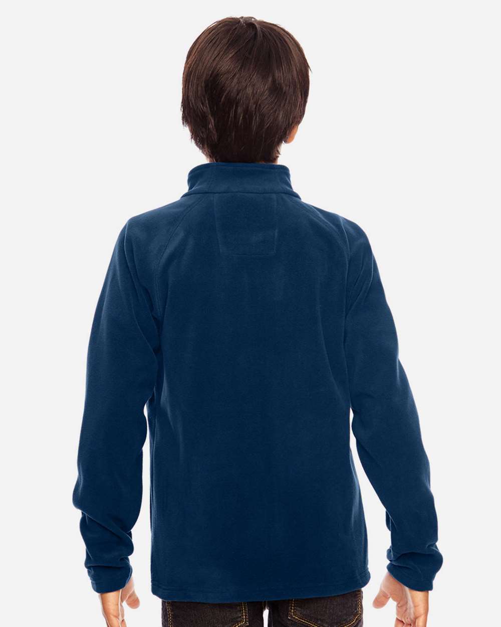 Team 365 Youth Campus Microfleece Jacket - TT90Y Sport Dark Navy