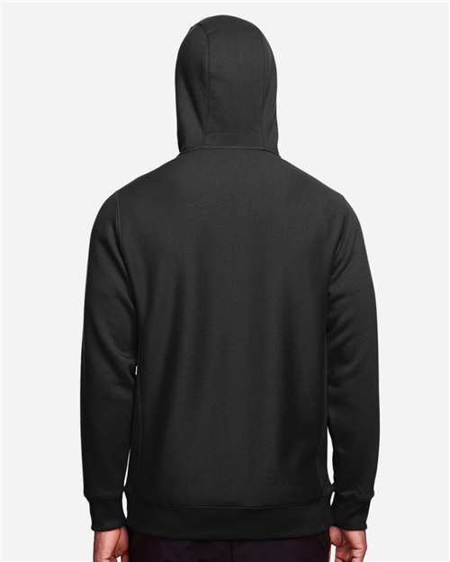 Team 365 Unisex Zone HydroSport™ Heavyweight Full-Zip Hooded Sweatshirt - TT95 Black