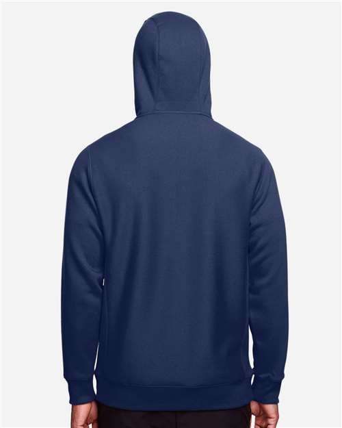 Team 365 Unisex Zone HydroSport™ Heavyweight Full-Zip Hooded Sweatshirt - TT95 Sport Dark Navy