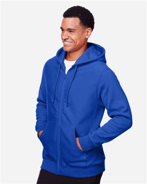 Team 365 Unisex Zone HydroSport™ Heavyweight Full-Zip Hooded Sweatshirt - TT95 Sport Royal