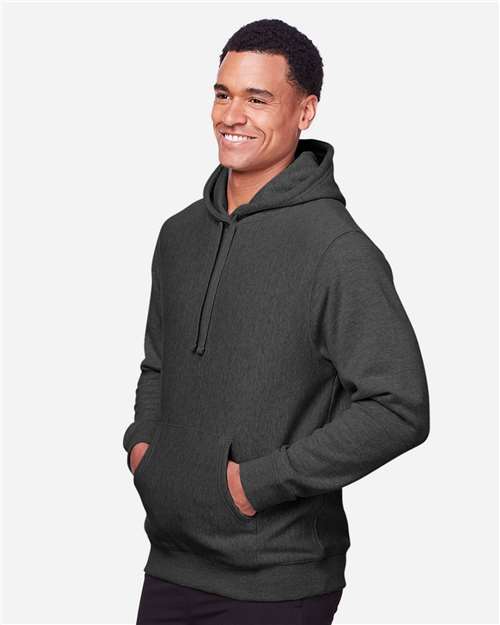 Team 365 Unisex Zone HydroSport™ Heavyweight Hooded Sweatshirt - TT96 Dark Grey Heather