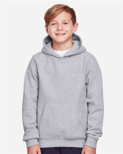 Team 365 Youth Zone HydroSport™ Heavyweight Hooded Sweatshirt - TT96Y Athletic Heather
