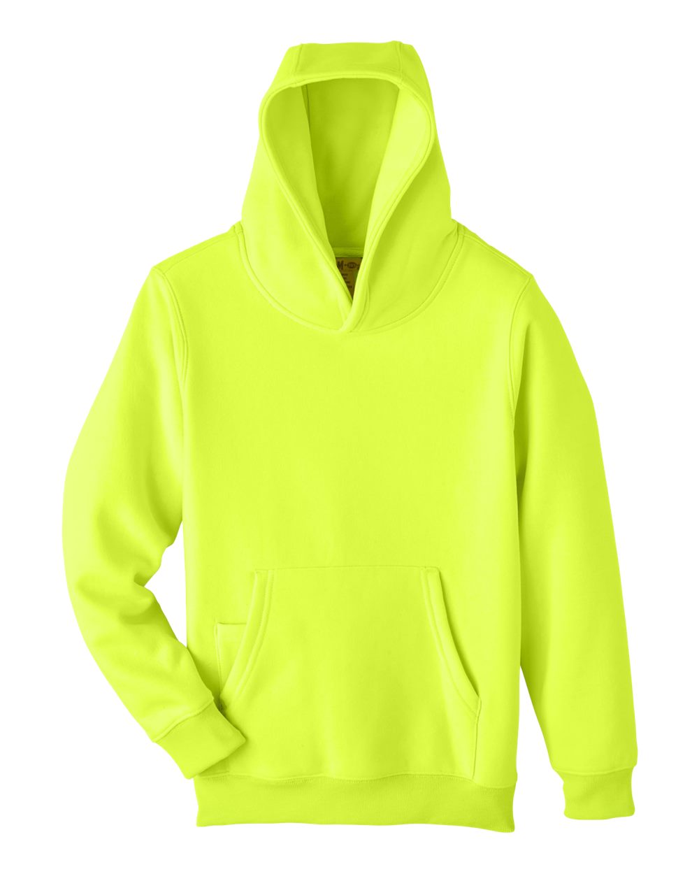 Team 365 Youth Zone HydroSport™ Heavyweight Hooded Sweatshirt - TT96Y Safety Yellow