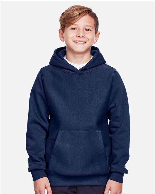 Team 365 Youth Zone HydroSport™ Heavyweight Hooded Sweatshirt - TT96Y Sport Dark Navy