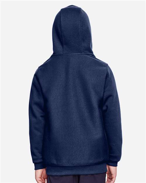 Team 365 Youth Zone HydroSport™ Heavyweight Hooded Sweatshirt - TT96Y Sport Dark Navy