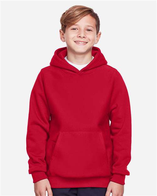 Team 365 Youth Zone HydroSport™ Heavyweight Hooded Sweatshirt - TT96Y Sport Red