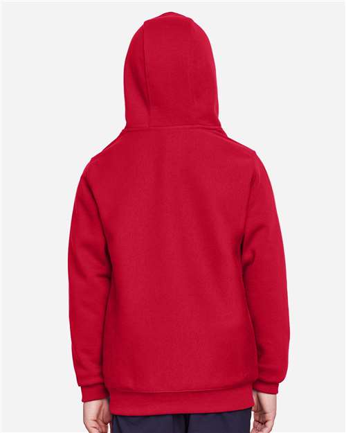 Team 365 Youth Zone HydroSport™ Heavyweight Hooded Sweatshirt - TT96Y Sport Red