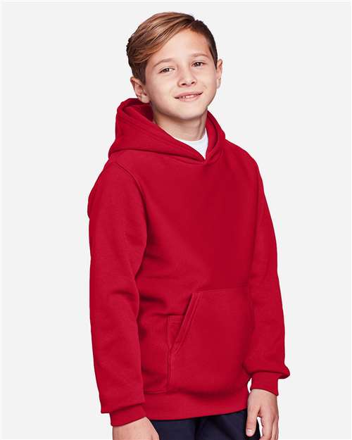 Team 365 Youth Zone HydroSport™ Heavyweight Hooded Sweatshirt - TT96Y Sport Red