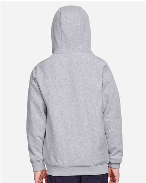 Team 365 Youth Zone HydroSport™ Heavyweight Hooded Sweatshirt - TT96Y Athletic Heather