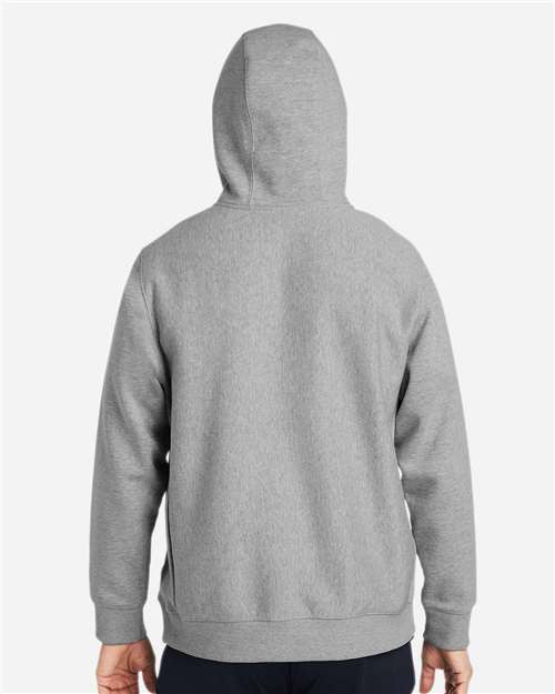 Team 365 Unisex Zone HydroSport™ Heavyweight Quarter-Zip Hooded Sweatshirt - TT97 Athletic Heather