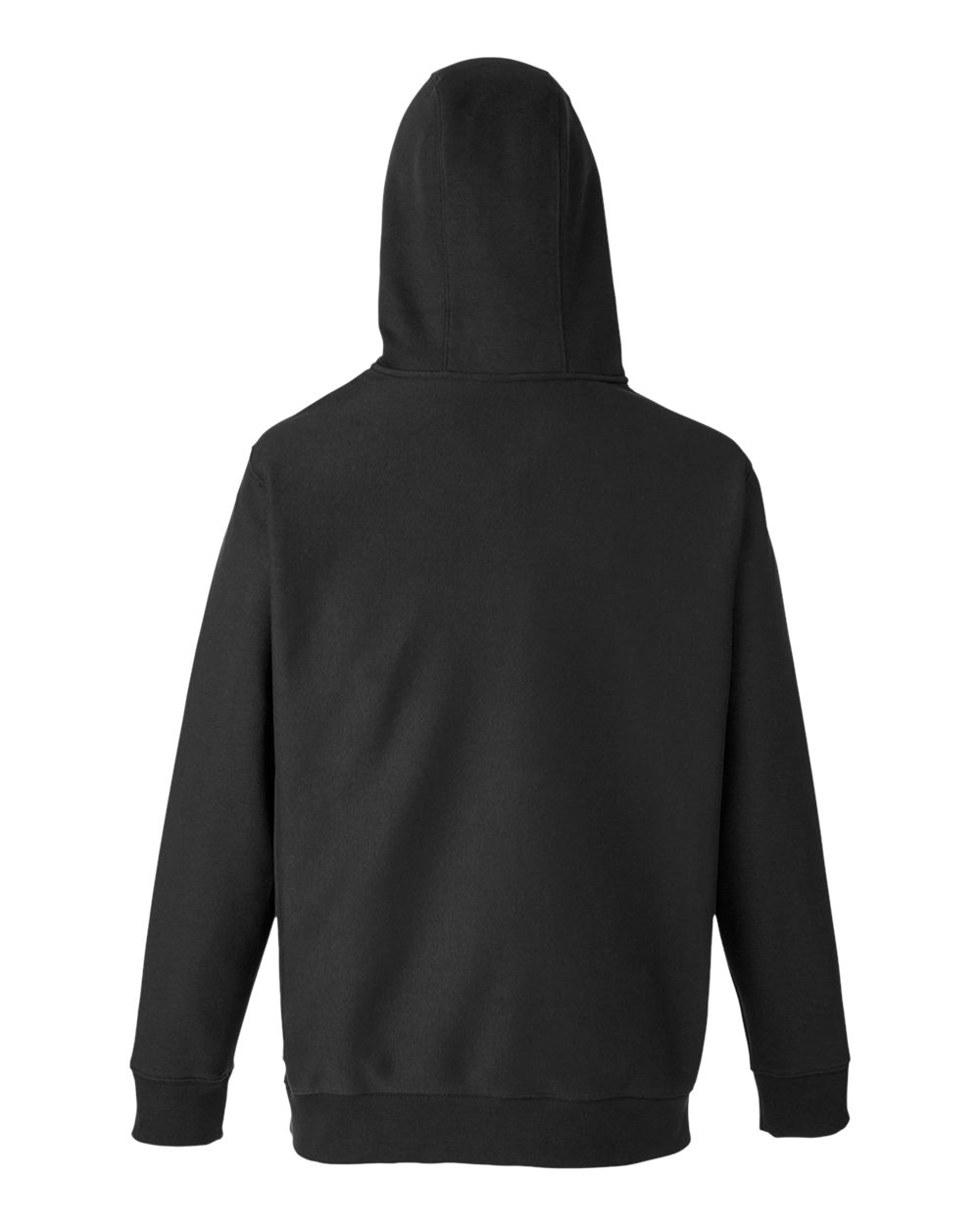 Team 365 Unisex Zone HydroSport™ Heavyweight Quarter-Zip Hooded Sweatshirt - TT97 Black