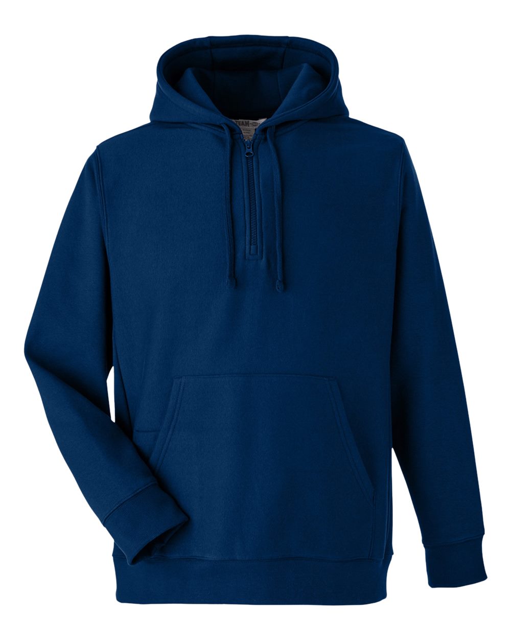 Team 365 Unisex Zone HydroSport™ Heavyweight Quarter-Zip Hooded Sweatshirt - TT97 Sport Dark Navy