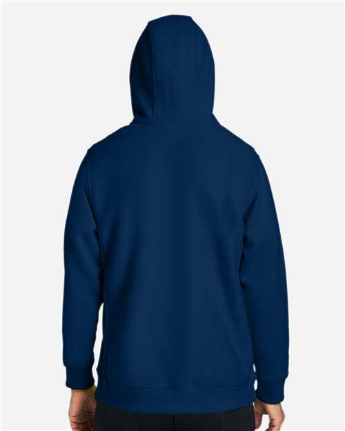Team 365 Unisex Zone HydroSport™ Heavyweight Quarter-Zip Hooded Sweatshirt - TT97 Sport Dark Navy