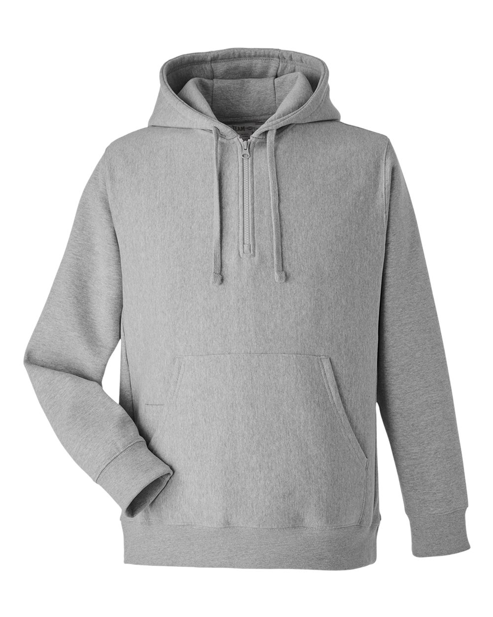 Team 365 Unisex Zone HydroSport™ Heavyweight Quarter-Zip Hooded Sweatshirt - TT97 Athletic Heather