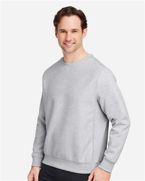 Team 365 Unisex Zone HydroSport™ Heavyweight Crewneck Sweatshirt - TT98 Athletic Heather