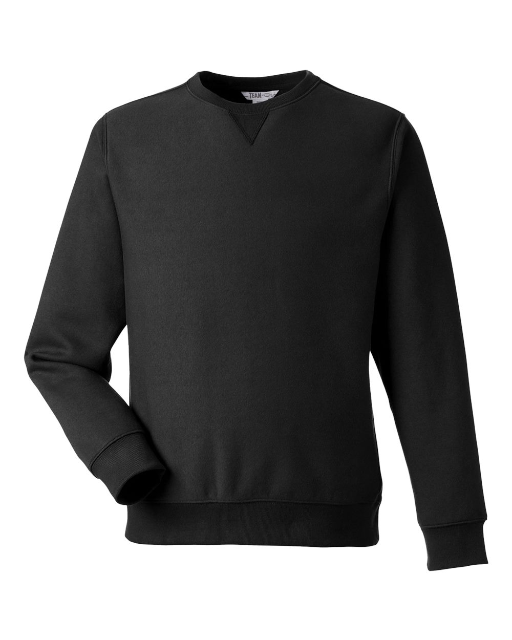 Team 365 Unisex Zone HydroSport™ Heavyweight Crewneck Sweatshirt - TT98 Black