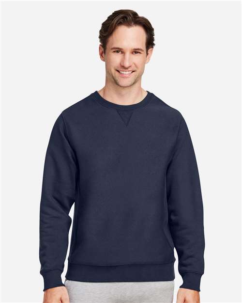Team 365 Unisex Zone HydroSport™ Heavyweight Crewneck Sweatshirt - TT98 Sport Dark Navy