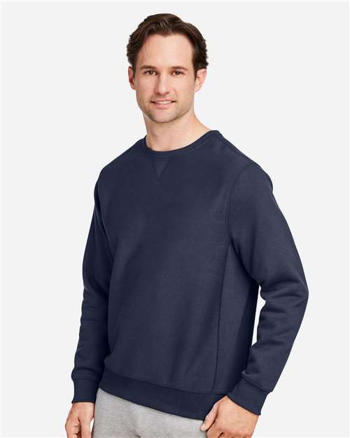 Team 365 Unisex Zone HydroSport™ Heavyweight Crewneck Sweatshirt - TT98 Sport Dark Navy