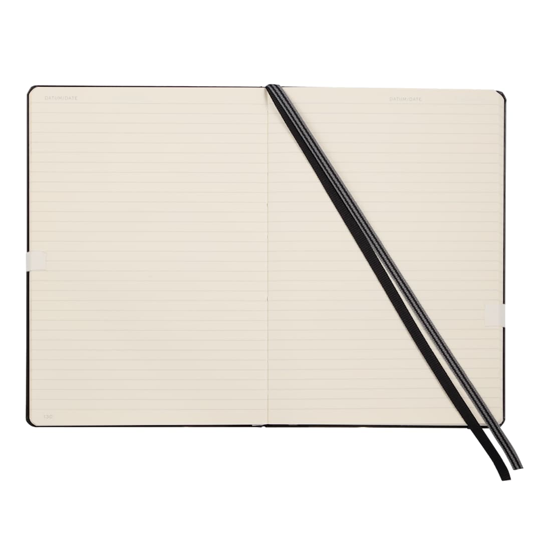 Leuchtturm1917 LEUCHTTURM1917 5.75&quot; x 8.25&quot; Hardcover Notebook - 0917-01 Black