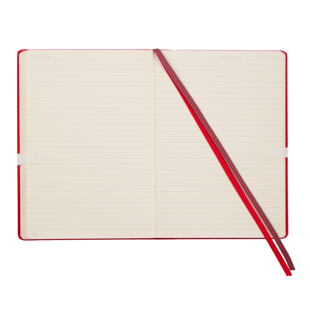 Leuchtturm1917 LEUCHTTURM1917 5.75" x 8.25" Hardcover Notebook - 0917-01 Red