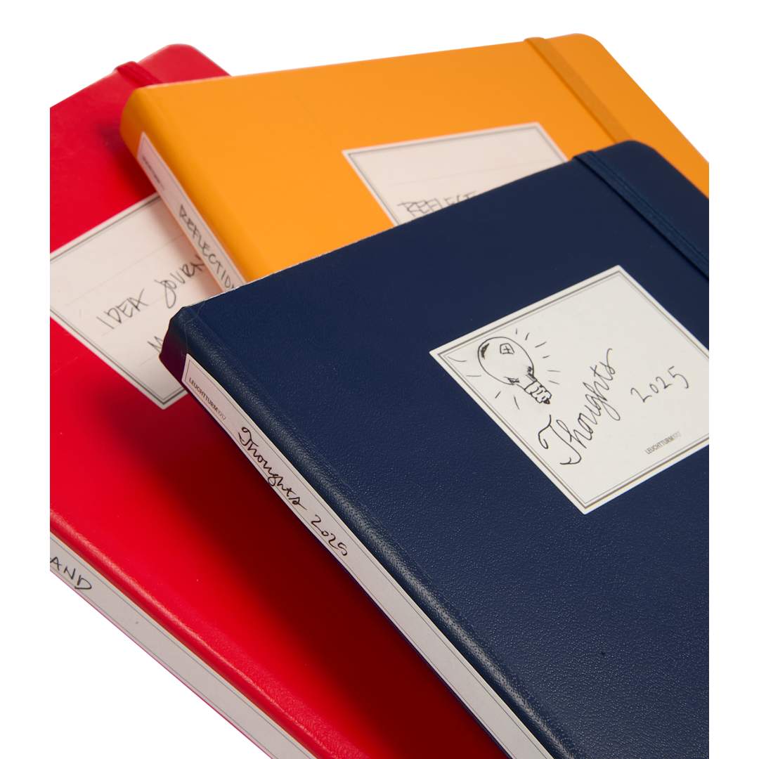 Leuchtturm1917 LEUCHTTURM1917 5.75" x 8.25" Hardcover Notebook - 0917-01 Red