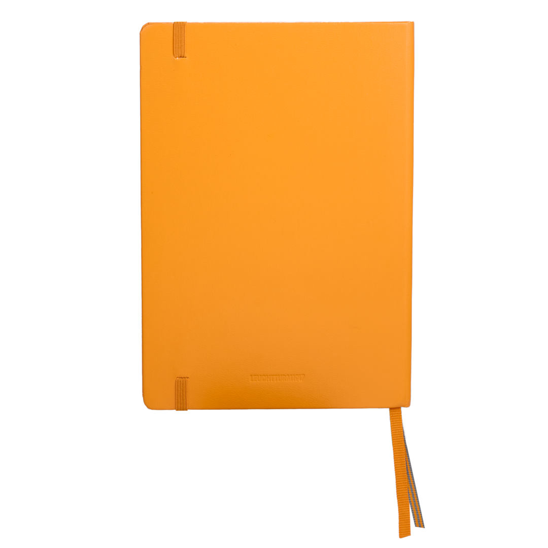 Leuchtturm1917 LEUCHTTURM1917 5.75" x 8.25" Hardcover Notebook - 0917-01 Orange