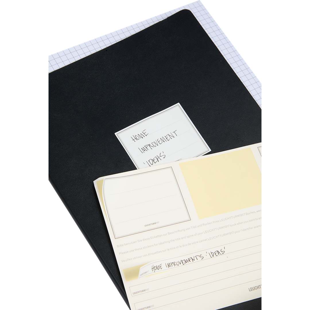 Leuchtturm1917 LEUCHTTURM1917 7&quot; x 10&quot; Soft Composition Notebook - 0917-03 Black