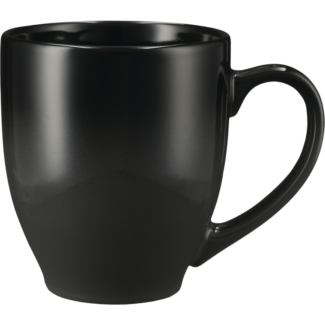 Bistro Ceramic Mug 2 in 1 Gift Set - 1628-05 Black