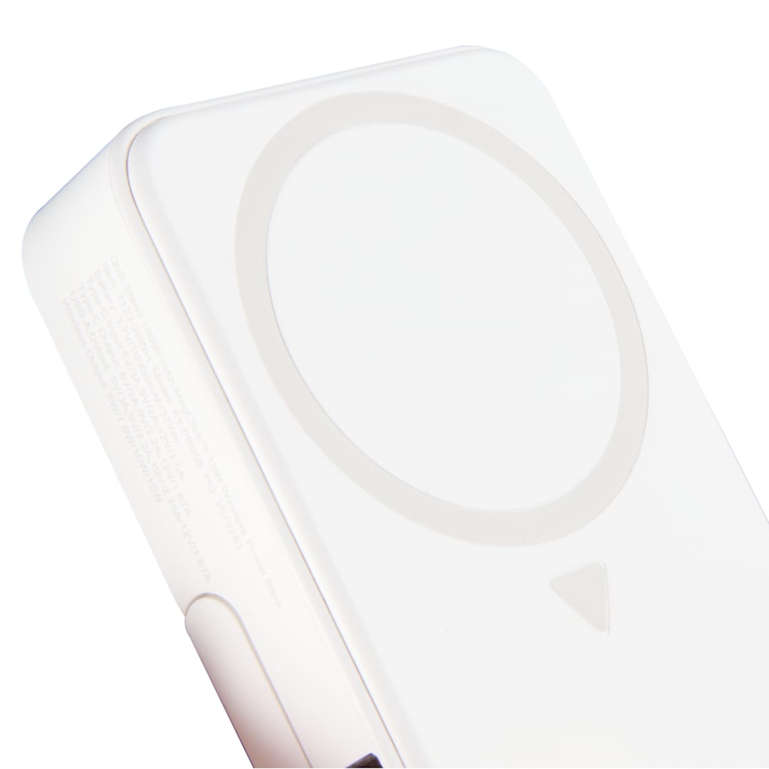Quik Stand 10000 mAh MagClick™ Wireless Power Bank - 7122-26 White