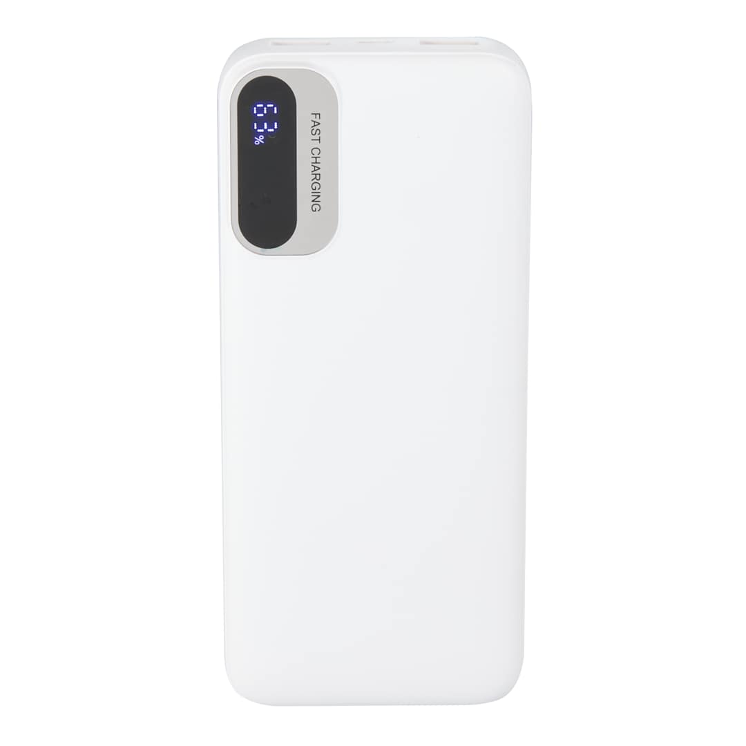 Laptop Power 20,000 mAh PD Power Bank with Cables - 7122-29 White