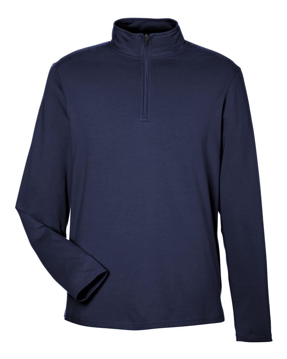 Devon & Jones Men's Raleigh Stretch Quarter-Zip Pullover - DG425 Navy