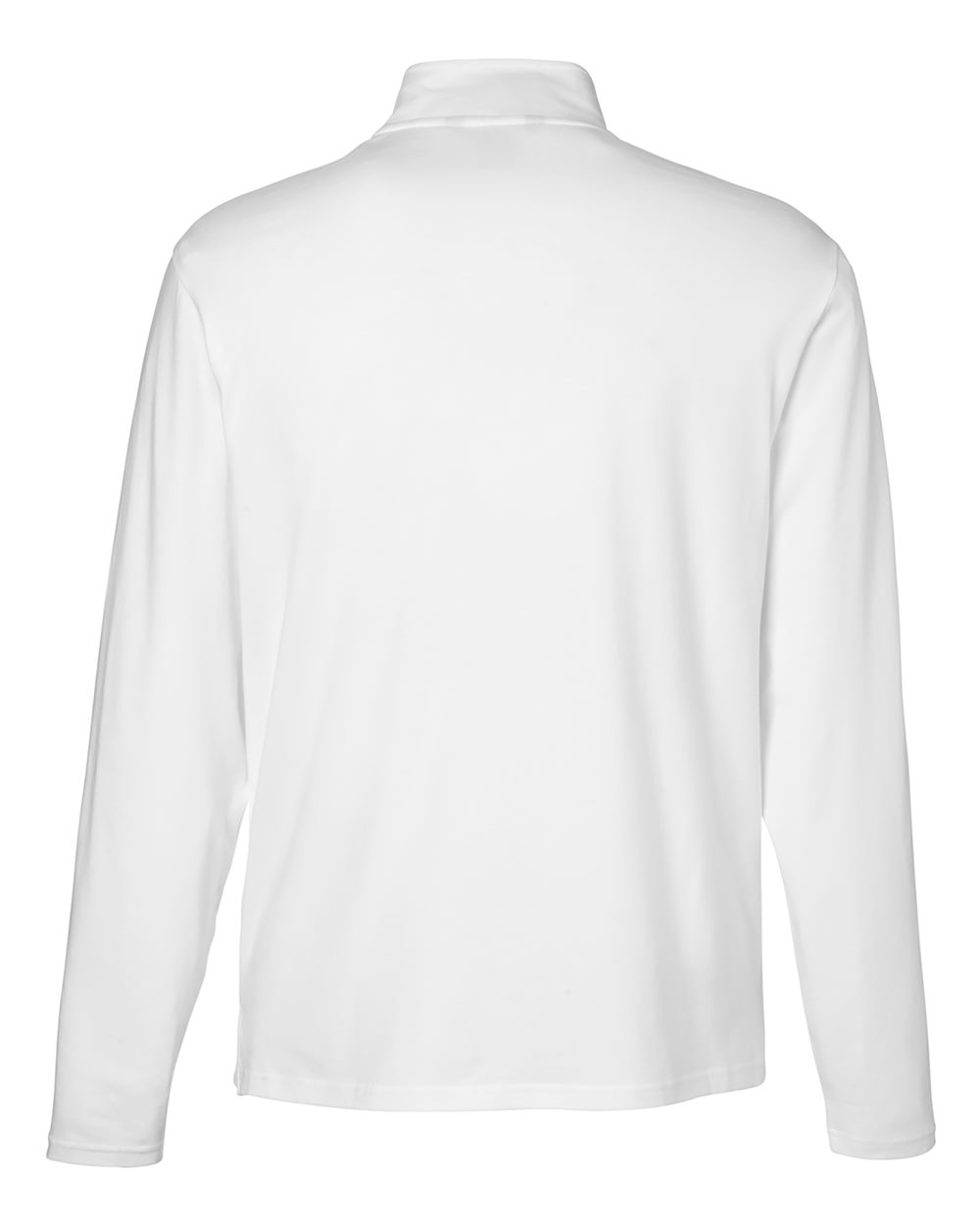 Devon & Jones Men's Raleigh Stretch Quarter-Zip Pullover - DG425 White