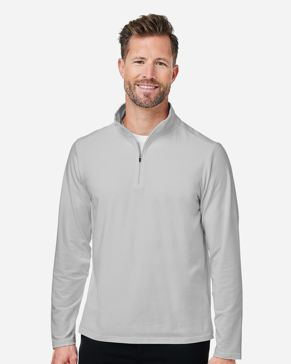 Team 365 Men's Raleigh Stretch Quarter-Zip Pullover - DG425