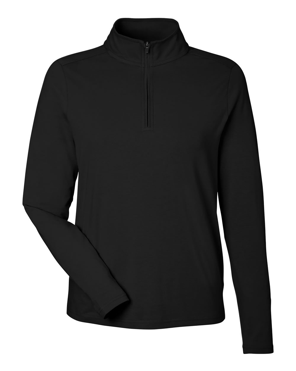 Devon & Jones Women's Raleigh Stretch Quarter-Zip Pullover - DG425W Black